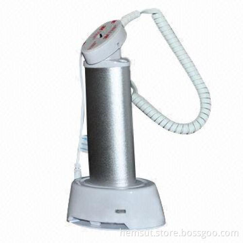 Phone anti-theft display holder, cylinder charging alarm integration
